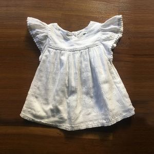 Old Navy | Flutter Sleeve Peasant Blouse